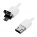 USB HUB 4Port OTG + Dock (2 in 1) (H-506) White